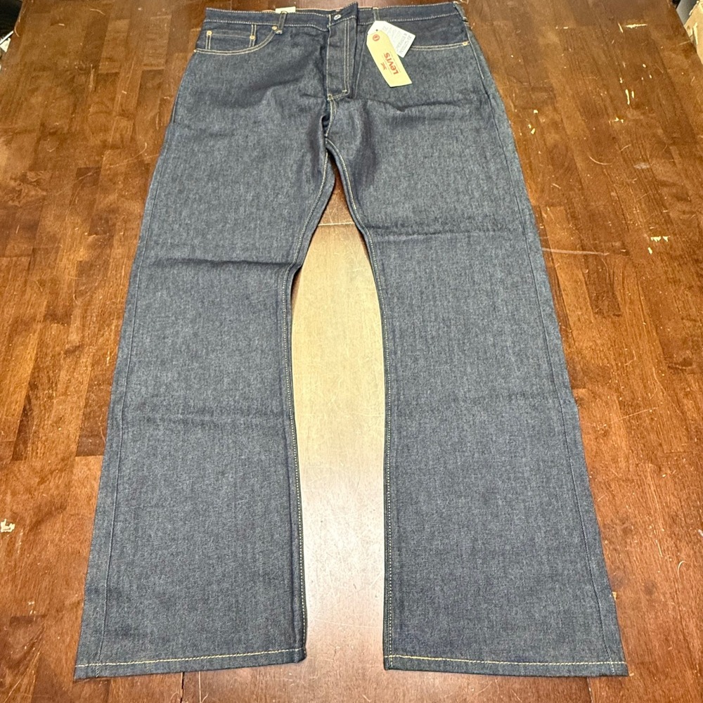 New Levi's 517 Bootcut Jeans Mens 40x32 Dark Indigo Rigid Denim 00517-0217